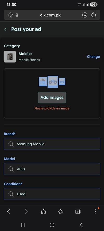 Samsung Mobile A05s