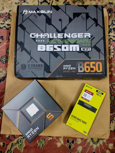 Ryzen 5 7500f + B650m Wifi + Corsair 16GB 6000MHz Ram