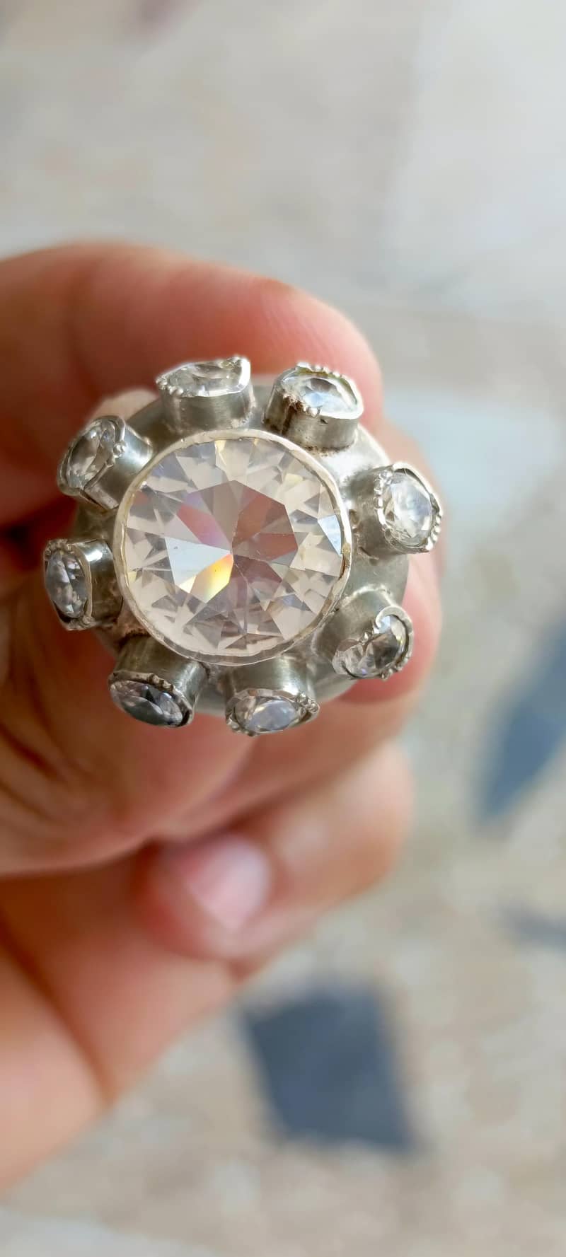 Silver ring 0