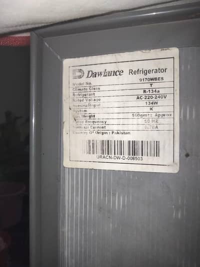 dawlance fridge