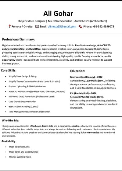 I need a job