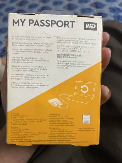 WD 1 tb portable storage
