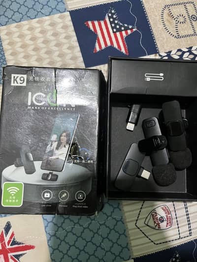 icon k9 kit wireless microphone