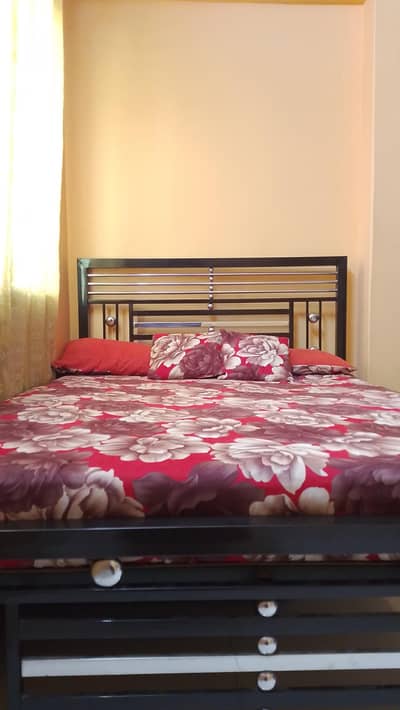 Iron Steel single Bed 4x5.6 - Strong Modern Design | Karachi