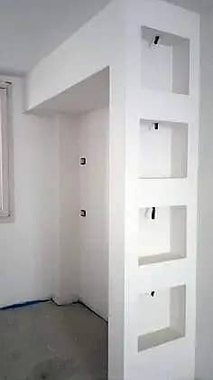 gypsum board partition/glass partition/cement partition/gypsum ceiling