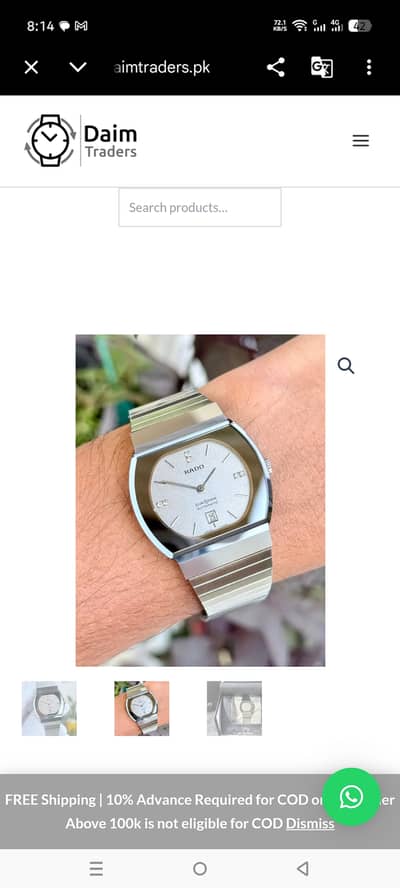 Rado Diastar Automatic| Vintage Lovers