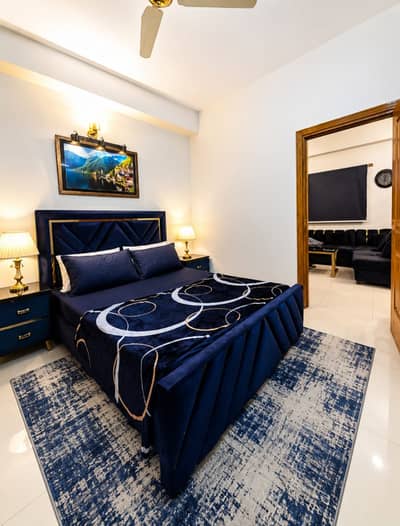 2BED FURNISH APARTMENT AVAILABLE DAILY WEEKLY BASIS FOR RENT IN ISLAMABAD E11 2