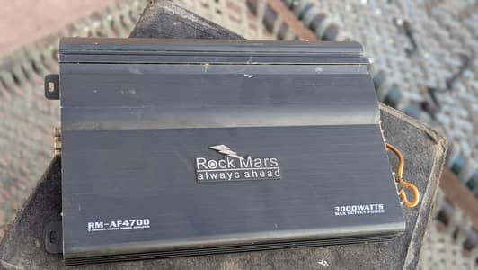Car Audio Setup Rock Mars 3000W Amplifier and Pioneer Subwoofer