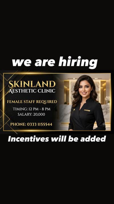 Aesthetic clinic worker job