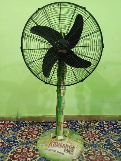 Khursheed Pedestal Fan AC DC With Remote Control 20 Inch Fan Blade Siz