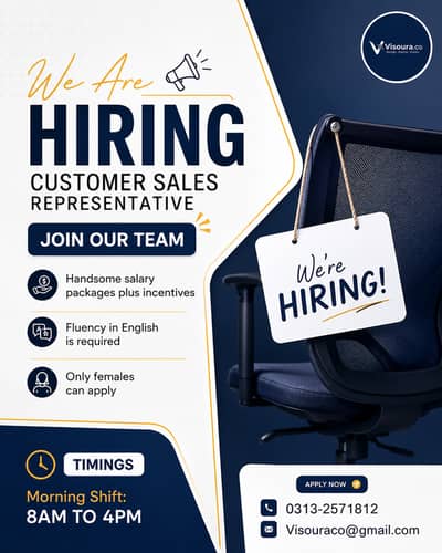 Female Sales Representative Job