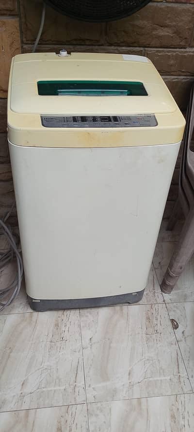 Haier 8kg and Haier 7.5 kg automatic washing machines