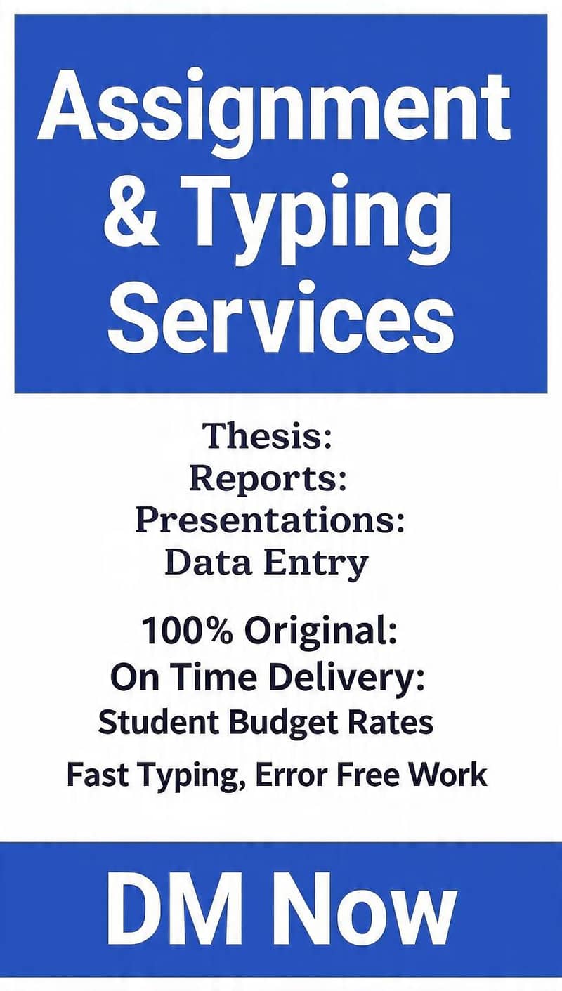 Assignment and typing services student assignment support 0
