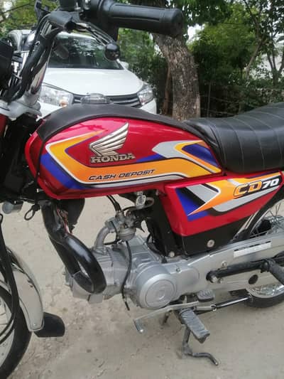 Honda CD 70 2024[2025 sitekar islamabad number rabta 03315996053