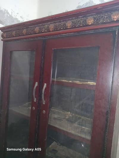 wooden cabinets