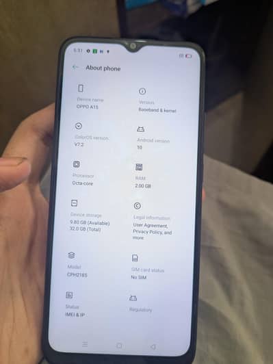 OPPO A15