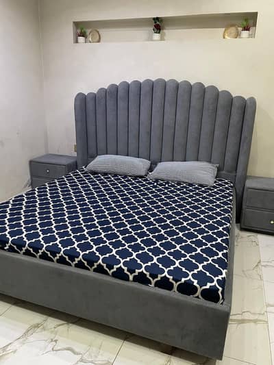 Bed Set || Wooden Bed || Solid Bed || Double Bed || Fabric Bed Set