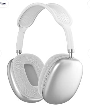 White and Black wireless Bluetooth 5.0 Headphones with 400mAh Battery