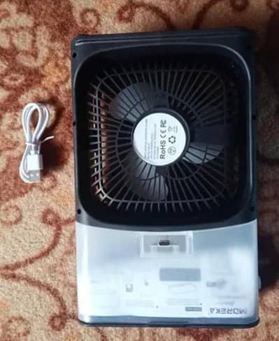 imported box pack fan with power bank