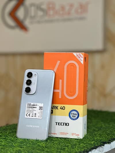 Tecno Spark 40 Pro Plus  8GB RAM 256GB Storage With Box & Charger