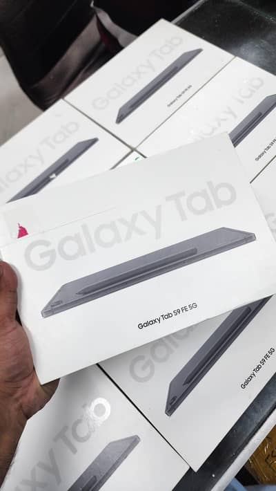Sumsung Tablet S9 Fe box opened