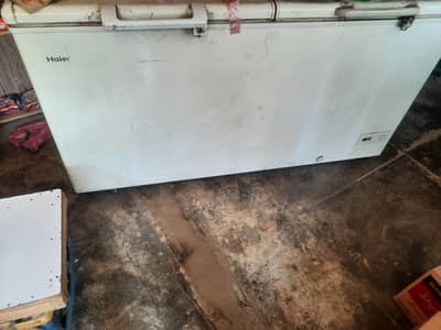 haier freezer double door good condition