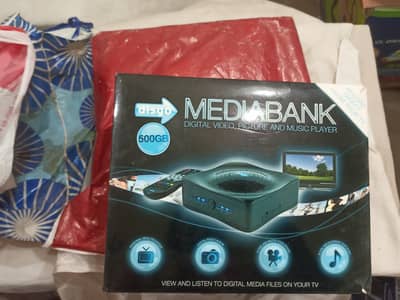 Media bank gaming setup