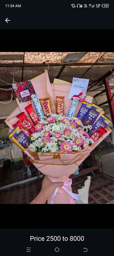 chocolate bouquet  Available