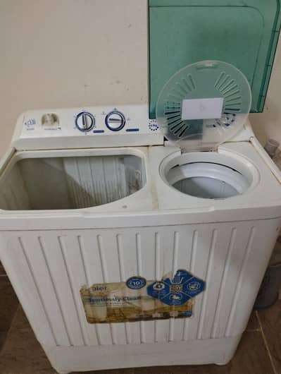 Haier washing machine with dryer tumbler