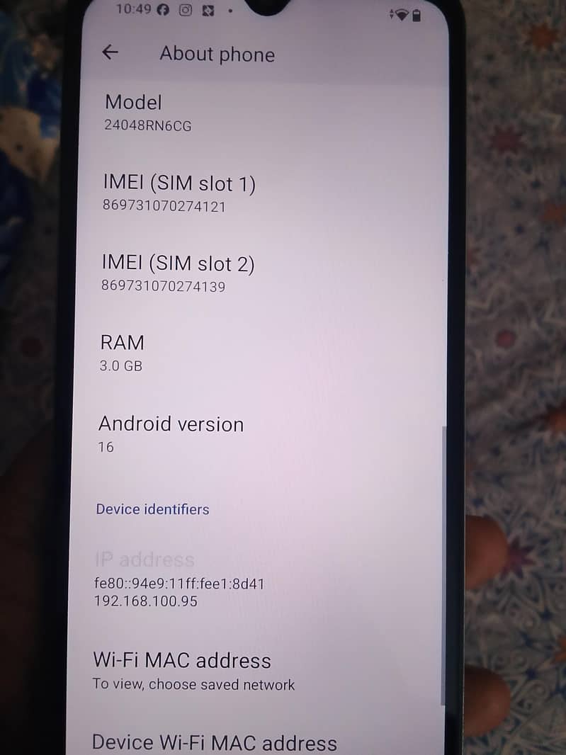 redme A3 2