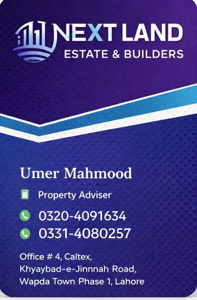 20 MARLA COMMERCIAL Building For Sale In Wapda Town Phase 1 Main Boulevard
