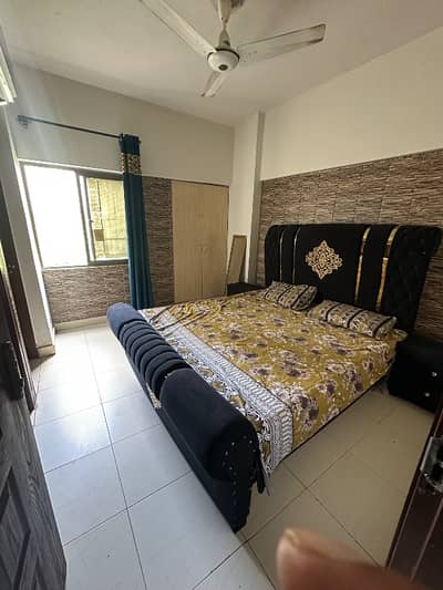 602 sq ft 1 bed furnished apartment Defence Residency DHA Phase 2 Islamabad for rent