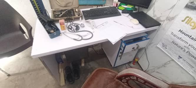 office table counter chair almari and caban for sale