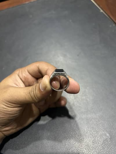 New ring in pure chandi made in uae
