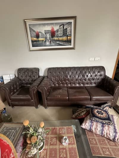 5 seat sofa set 7/10 condition
