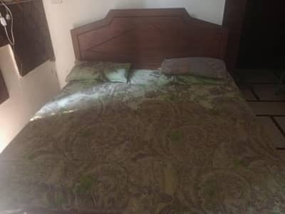 wood bed