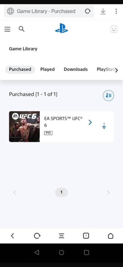 UFC 6(not disk)