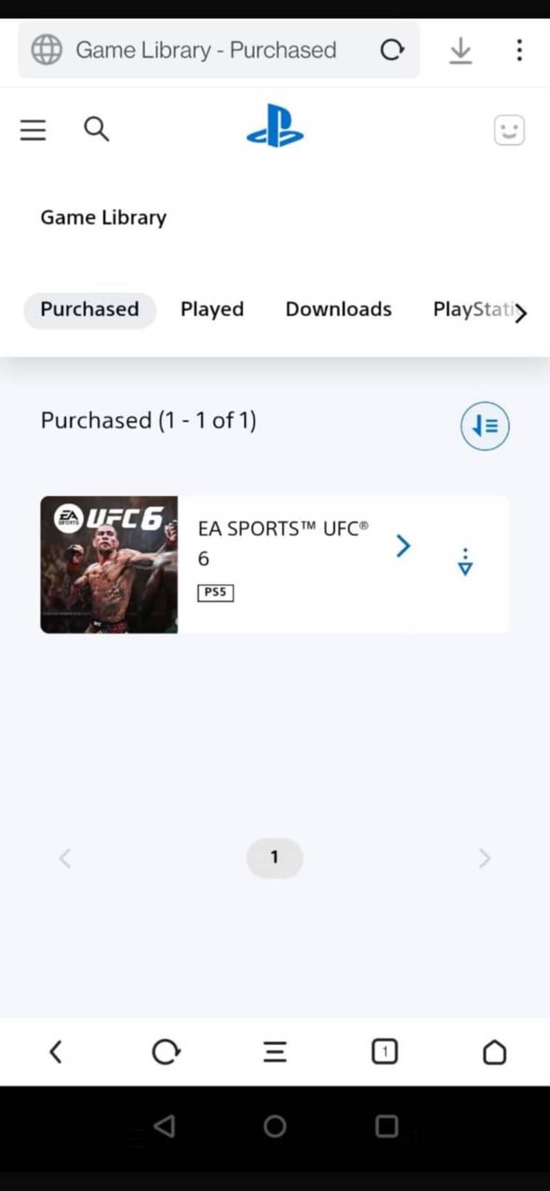UFC 6(not disk) 0