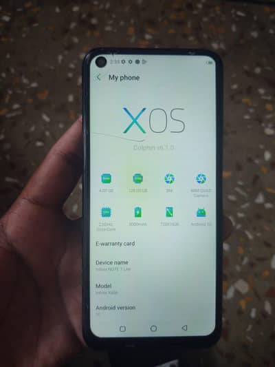 Infinix note 7 lite 4/128 approved