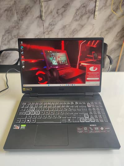 Acer nitro gaming laptop RTX 3070TI RYZEN 7 6800H QHD 165HZ 16GB DDR5