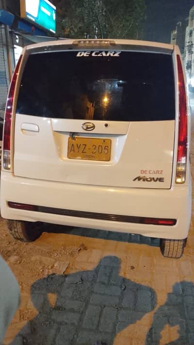Daihatsu Move CUSTOM X FULL OPTION 2007/2013 PEARL WHITE COLOR