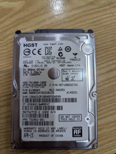 1Tb hard drive