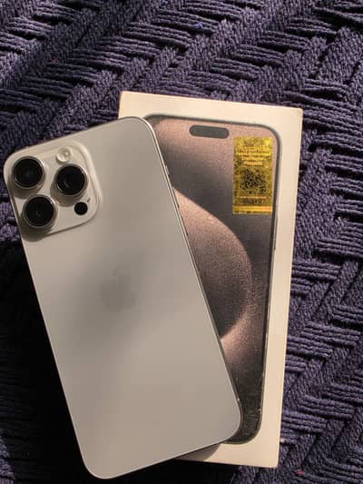 Apple iPhone 15 Pro Max factory unlock sim time used 256 GB 95 battery
