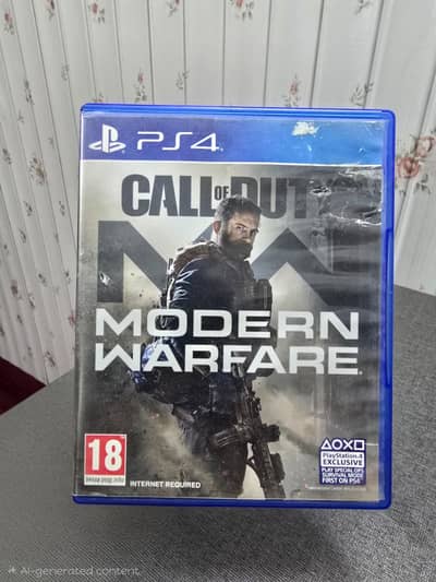 PS4 Call of Duty Modern Warfare (2019) Original Disc | PS5 Compatible