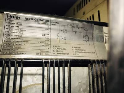 haier fridge like new condition