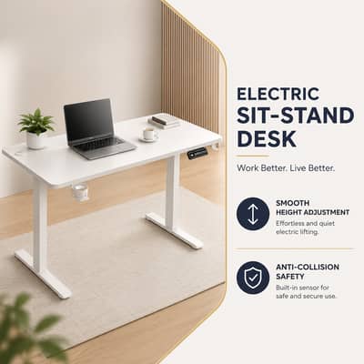 Height Adjustable MOTORIZED Desk-Computer Table - Office Table