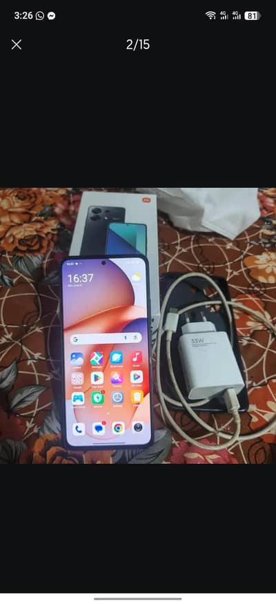 Redmi note 13 complete box