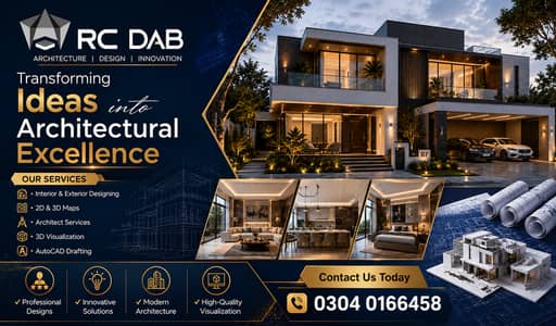 Interior Design/Maps/Naqsha/Renovation Draftsman/2D & 3D house design