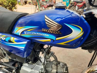 Honda cd 70 Model 2024 Good Condition Bike