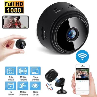 50% Off A9 Mini WiFi Camera HD | Night Vision | Mobile Se Live Dekhein
